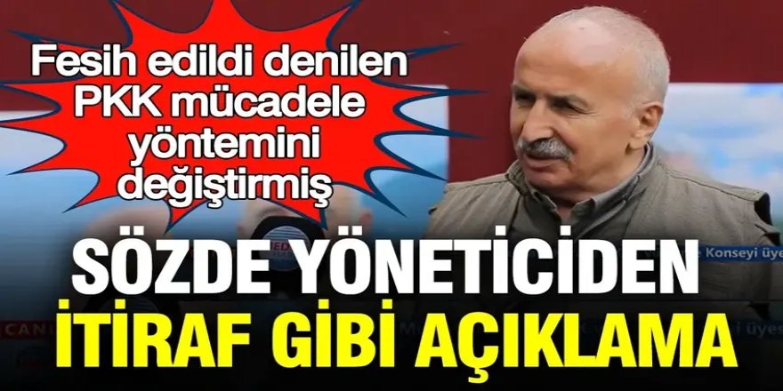 Fesih edildi denilen PKK mücadele yöntemini değiştirmiş