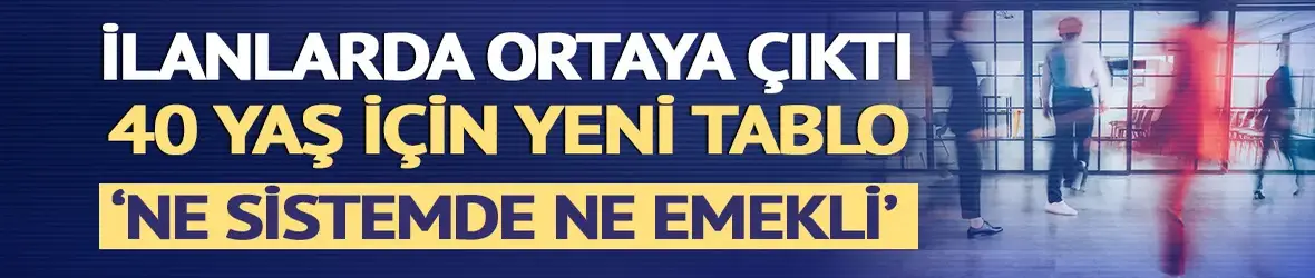 40 yaş için yeni tablo