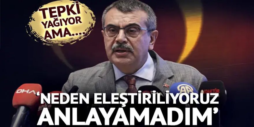 MESEM'de çocuk ölümleri gündemdeyken Bakan Tekin konuştu! "Eleştirileri anlamış değilim"