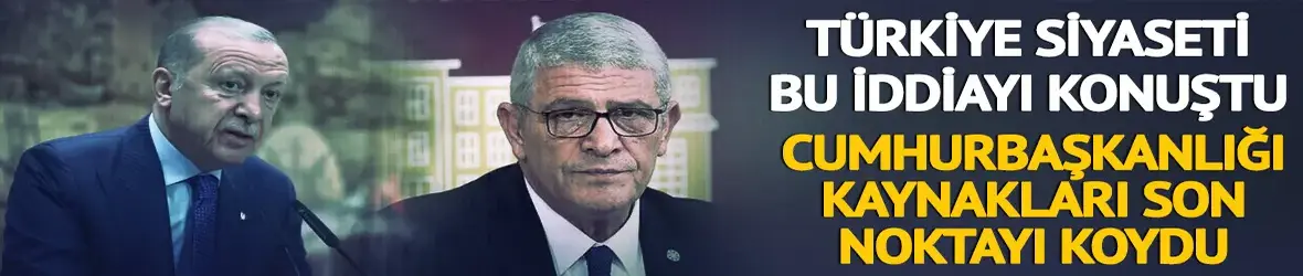 Erdoğan ile Dervişoğlu'nun görüştüğü iddia edilmişti! Yalanlama geldi