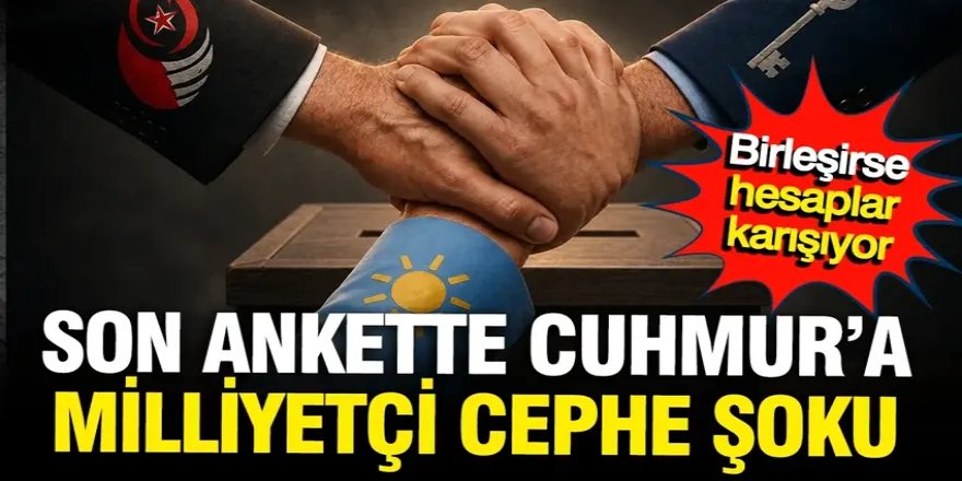 Son ankette Cumhur'a 'Milliyetçi Cephe' şoku: O 3 parti birleşirse hesaplar karışacak
