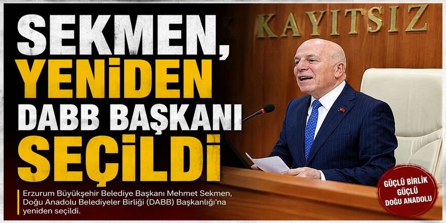 Sekmen, yeniden DABB Başkanı seçildi