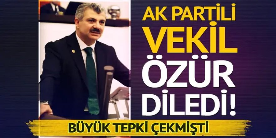 Eşi "fakirlik belgesi" aldı, tepkiler gelince AK Partili vekil özür diledi