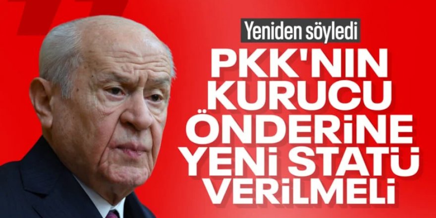 Devlet Bahçeli'den Terörsüz Türkiye için yeni öneriler