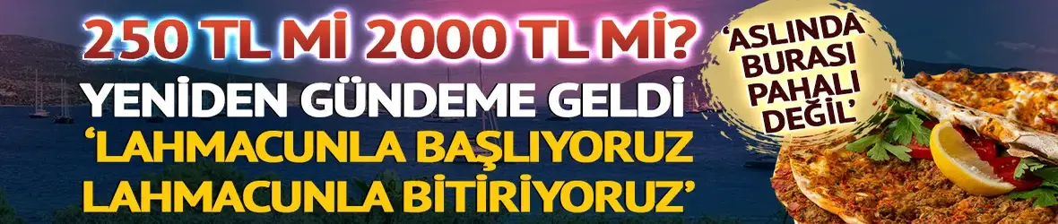 Bodrum lahmacunla yine gündem
