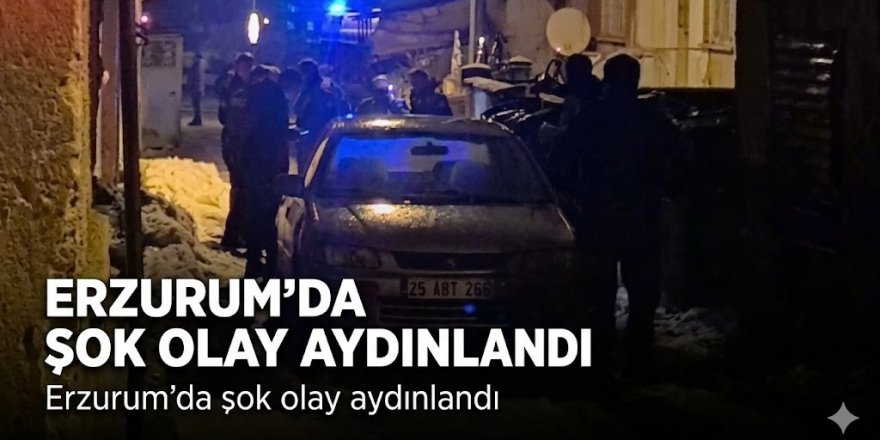Erzurum'daki cinayetin kilidini çocuğun çizdiği resim çözdü!