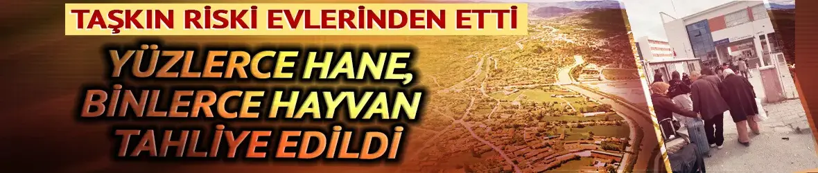 Tokat'ta taşkın riski!