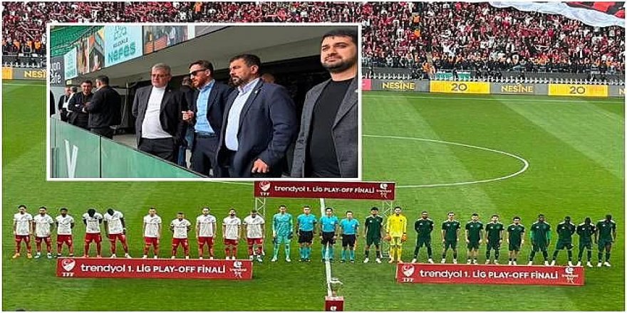 Erzurumspor FK Başkanı, Erok-Çorum maçını izledi