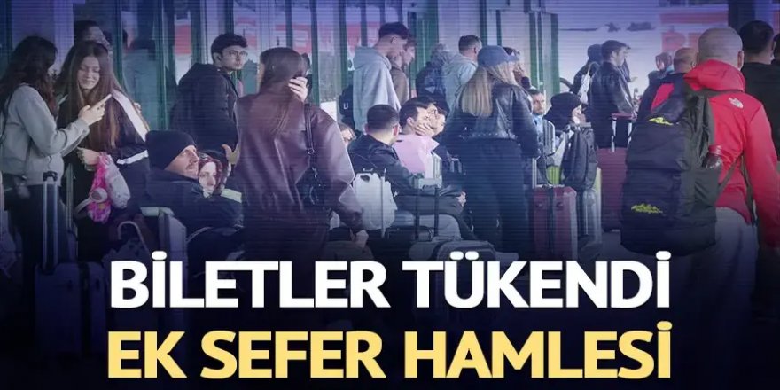 Otobüs biletleri tükendi, firmalar ek sefer başlattı