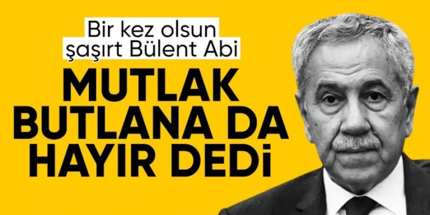 Bülent Arınç'tan mutlak butlan açıklaması: Yanlış buluyorum