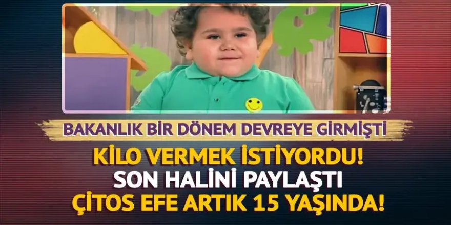 Çitos Efe büyüdü! Son haliyle dikkat çekti