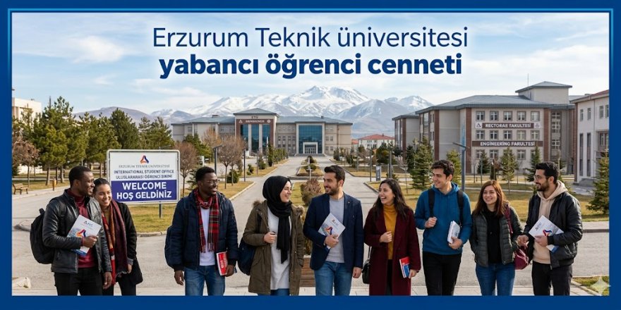 Erzurum Teknik üniversitesi yabancı öğrenci cenneti