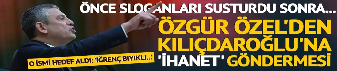 Özgür Özel: Kurultay yapılırsa bu defter kapanır