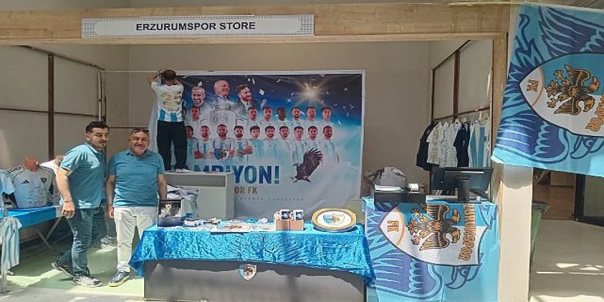 Millet Bahçe'de Erzurumspor FK store