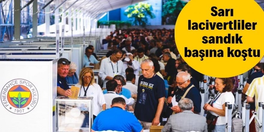 Fenerbahçe'nin kaderi belli oluyor: Oy verme işlemi başladı