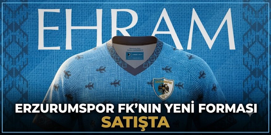 Erzurumspor FK'nın yeni forması satışta