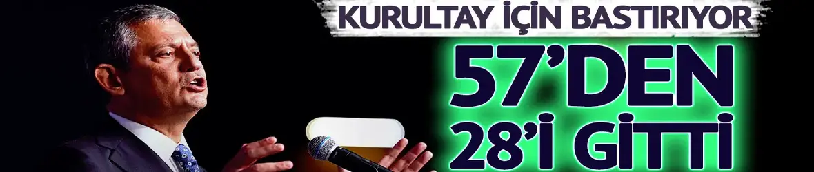 Özgür Özel'in ekibinden 28 CHP Parti Meclisi üyesi istifa etti