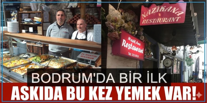 Bodrum'da bir ilk: Askıda yemek var!