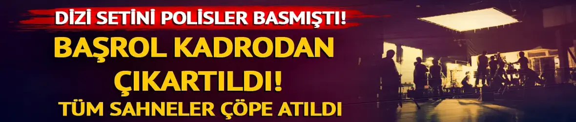Ateş Denizi setini polis basmış başrol gözaltına alınmıştı!