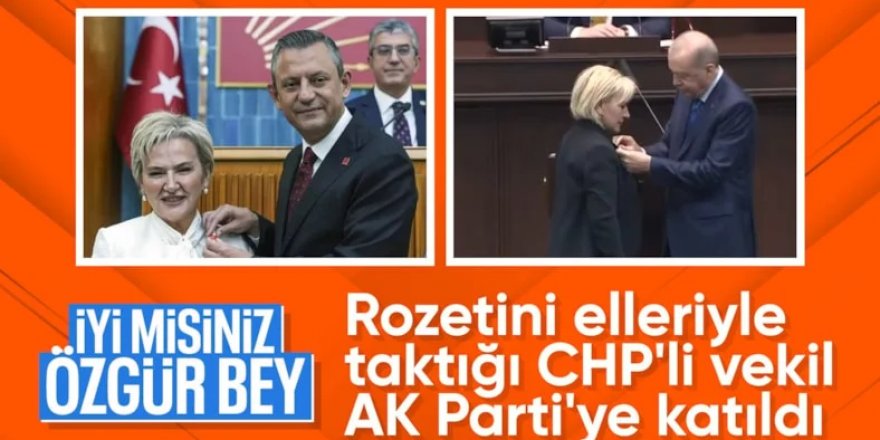 CHP'den istifa eden İstanbul Milletvekili Nimet Özdemir, AK Parti'ye katıldı
