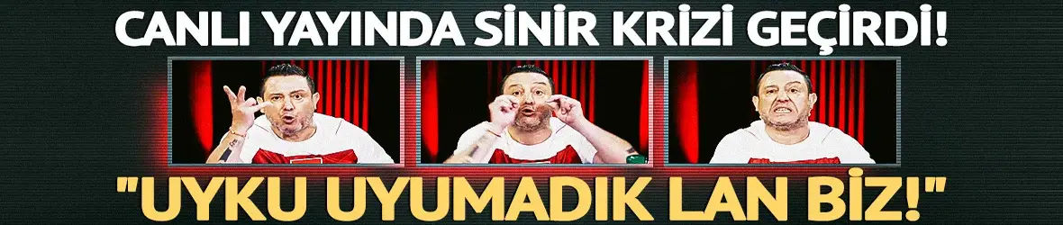 Nihat Kahveci canlı yayında sinir krizi geçirdi!