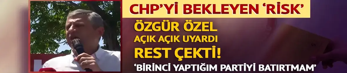 CHP'yi bekleyen tehlike!
