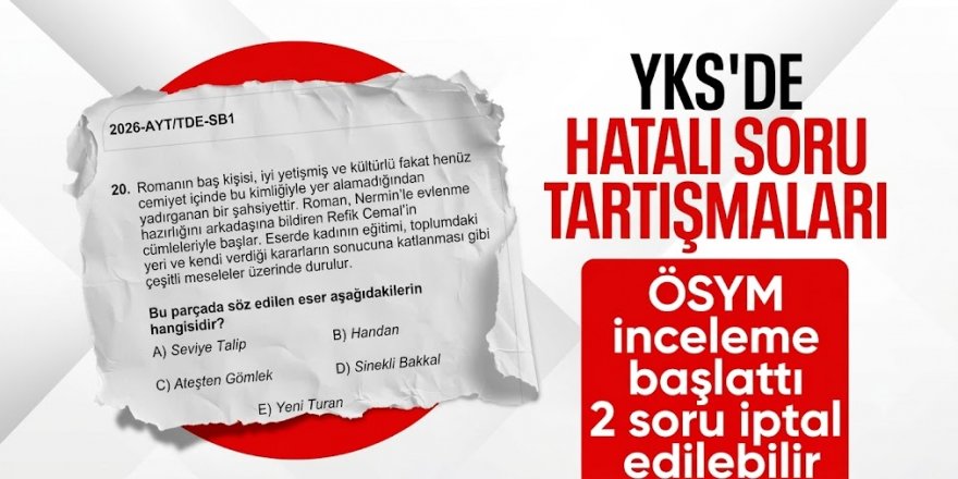 YKS'de hatalı sorular var iddiası! ÖSYM inceleme başlattı: İptal mi olacak?