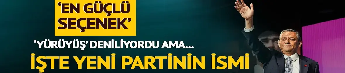 Kulisler yangın yeri! Özgür Özel'in kuracağı partinin adı ve kuruluş tarihi belli oldu