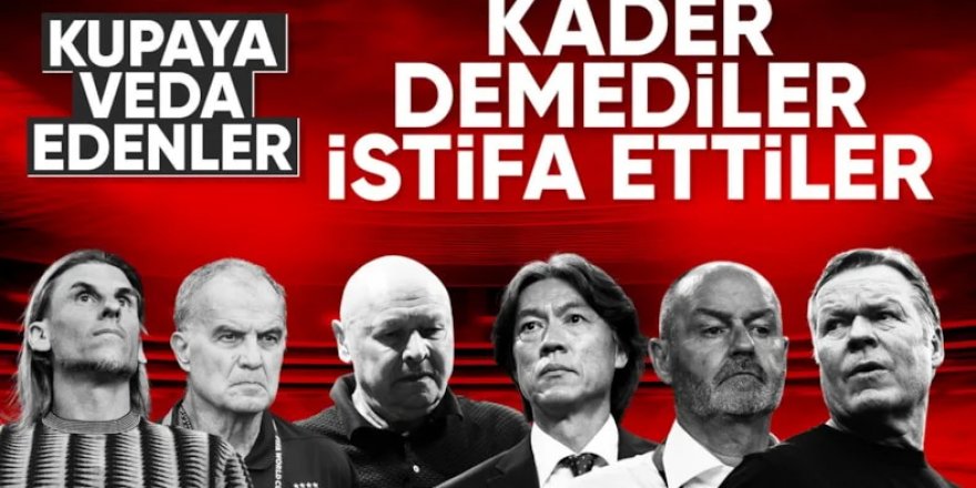 Dünya Kupası'na veda eden ülkelerde yaşanan teknik direktör istifaları