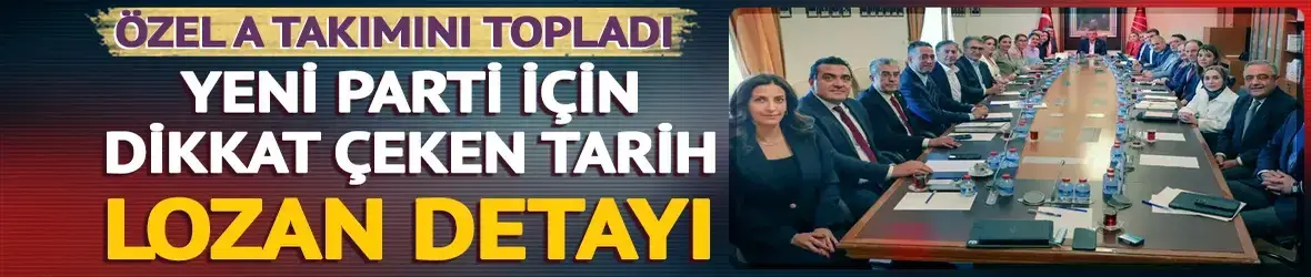 Yeni parti için o tarih işaret edildi! İki görüş öne çıktı