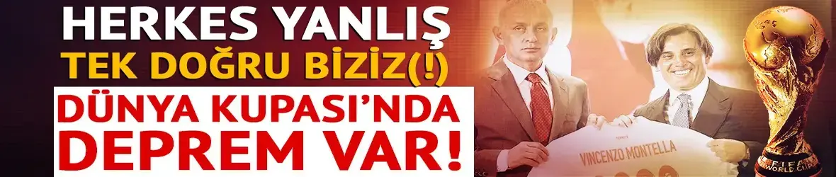 Herkes yanlış, tek doğru biziz!