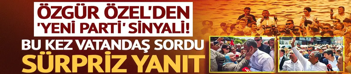 Özgür Özel'den Zonguldak'ta 'yeni parti' sinyali! "Az kaldı..."