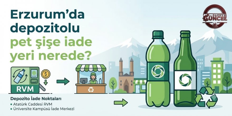 Erzurum'da depozitolu pet şişe iade yeri nerede?