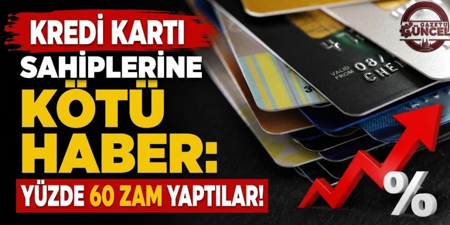 Kredi kartı kullanan milyonlara kötü haber! Ücretler cep yakacak