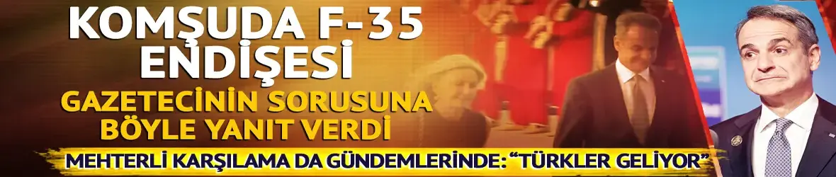 Miçotakis'e Trump'ın F-35 sözleri soruldu! Tek cümle ile yanıtladı