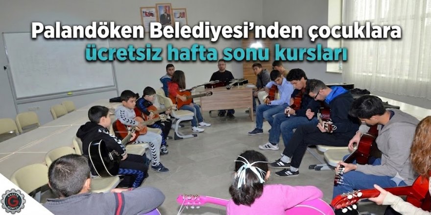 Palandöken Belediyesi'nden çocuklara ücretsiz hafta sonu kursları