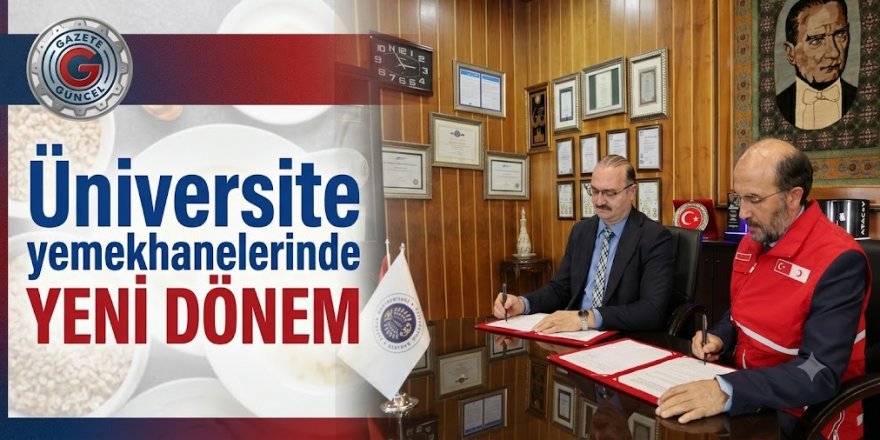 Üniversite yemekhanelerinde yeni dönem