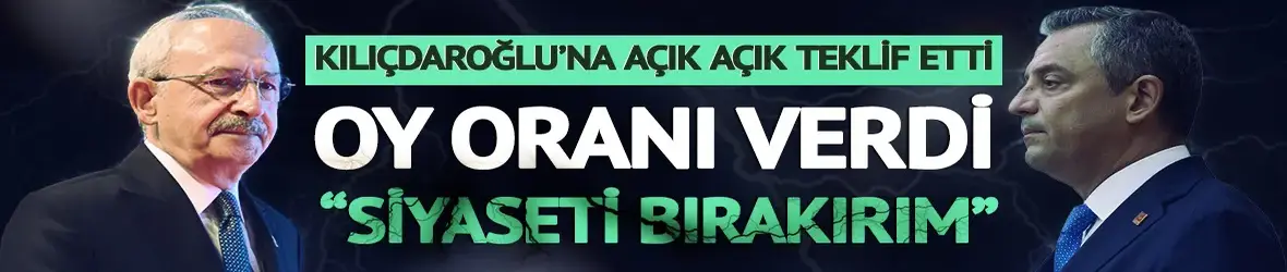 Özgür Özel'den Kılıçdaroğlu'na "tarihi" çağrı: Açık açık 'yarış' teklif etti