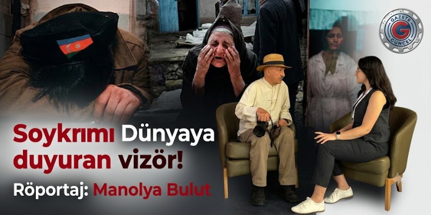 Soykırımı dünyaya duyuran vizör! Reza Deghati ile Şuşa'da
