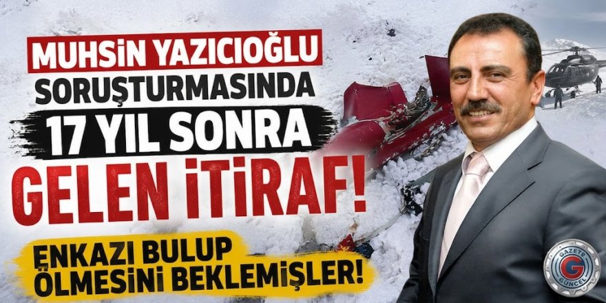 Muhsin Yazıcıoğlu'nu bulup ölmesini beklemişler