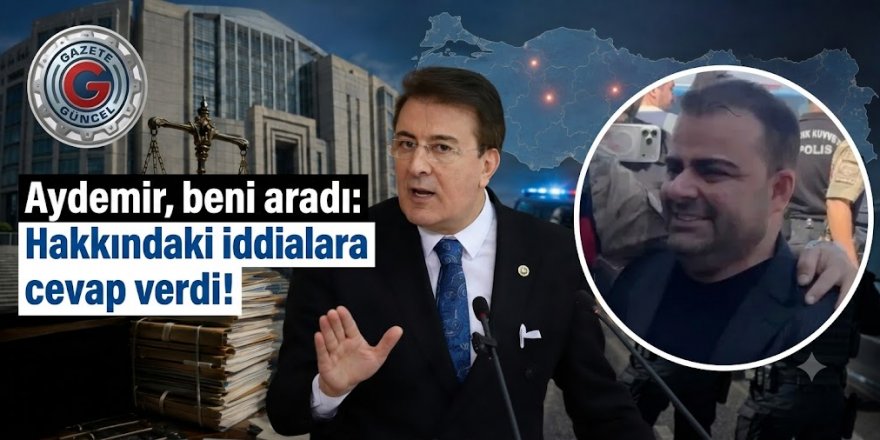 Aydemir'den Kapucu'ya açıklamalar!