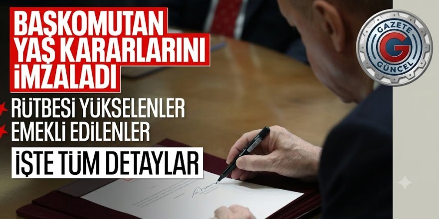YAŞ toplantısı kararları çıktı! Hava Kuvvetleri Komutanı Rafet Dalkıran oldu