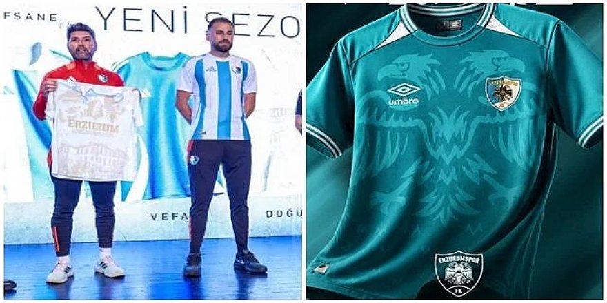 Erzurumspor'dan yeni sezona "pençe" forması
