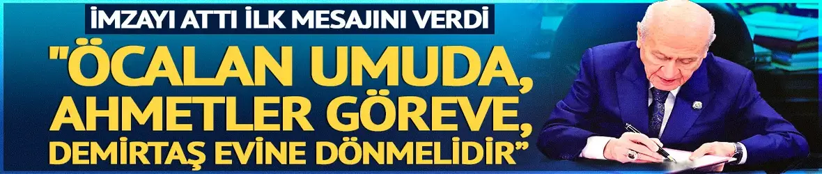 Devlet Bahçeli: Attığımız bu imzayla bin yıllık kardeşliğimiz tescillendi