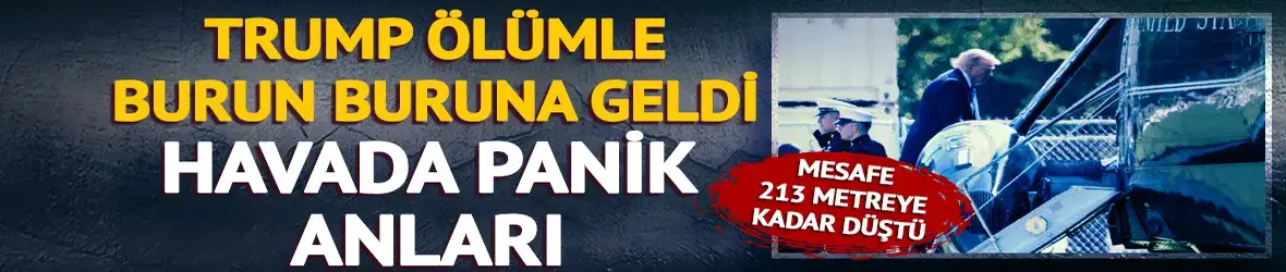 Trump, faciayı kıl payı atlattı!