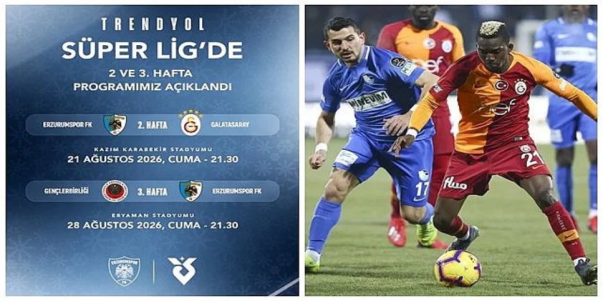 Dadaş 2.hafta Galatasaray'ı konuk edecek