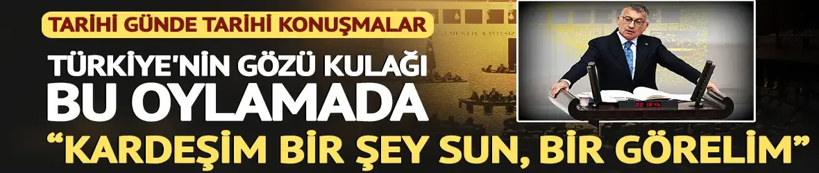TBMM’de tarihi gün: Çerçeve yasa için partilerin tutumu netleşti