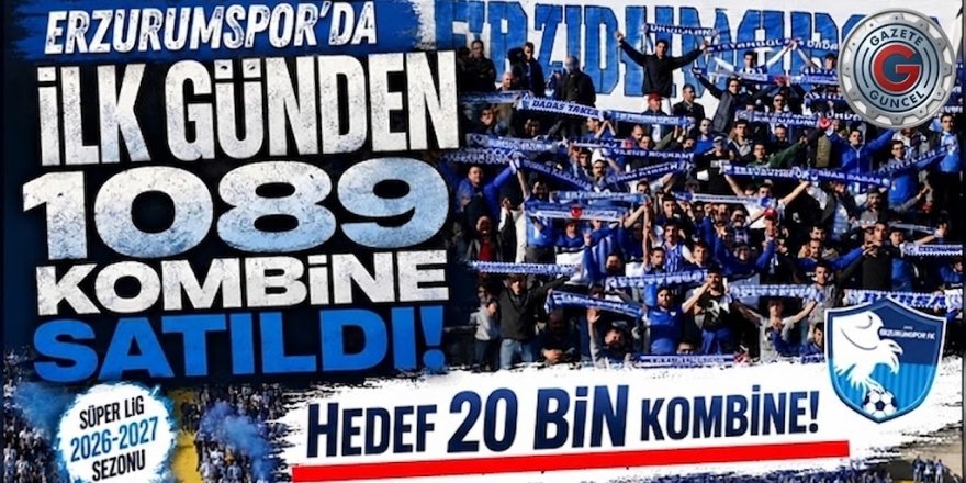 İlk günden 1089 kombine satıldı...