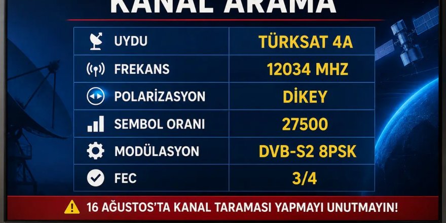 16 Ağustos'ta televizyonlarda yeni dönem!