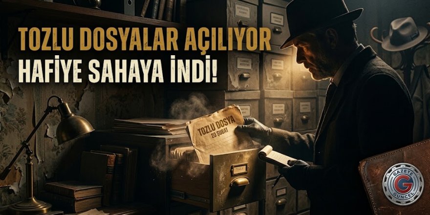 Tozlu Dosyalar Açılıyor: Hafiye Sahaya İndi!
